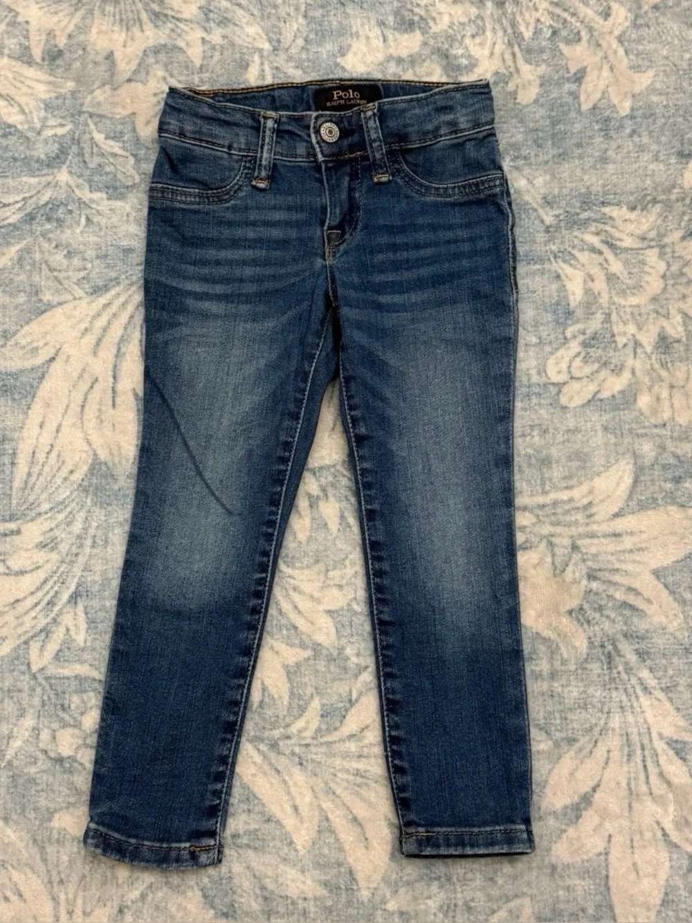 Polo Ralph Lauren Jeans Size 3 3T Toddler Blue Straight Adjustable Waist Boys